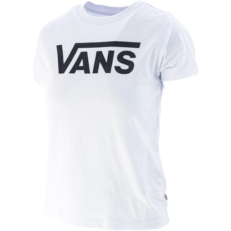 Camiseta de manga corta Vans Flying V Crew, Blanco, Mujer