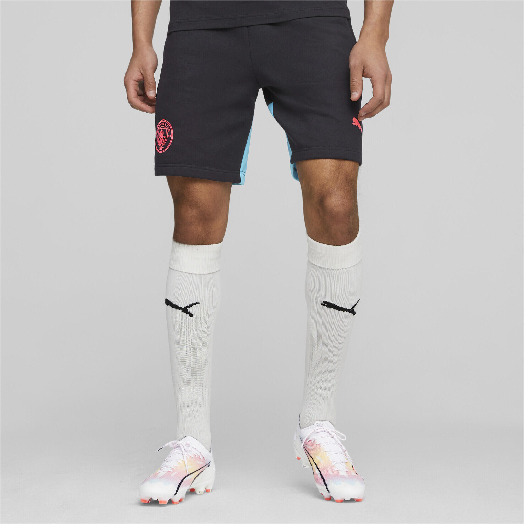 Shorts de fútbol Manchester City Casuals PUMA Dark Navy Hero Blue Black 2/6