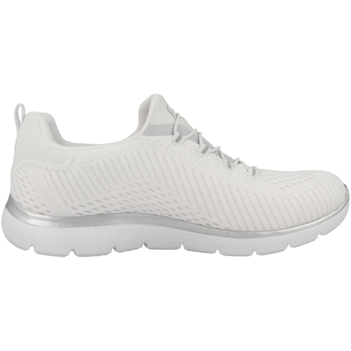 Mujer SUMMITS FAST ATTRACTION Sneaker Blanco / Plateado 3/5