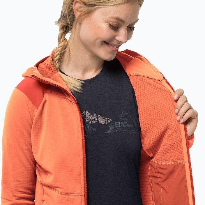 Jack Wolfskin Kolbenberg FZ trekkingsweatshirt voor dames met capuchon