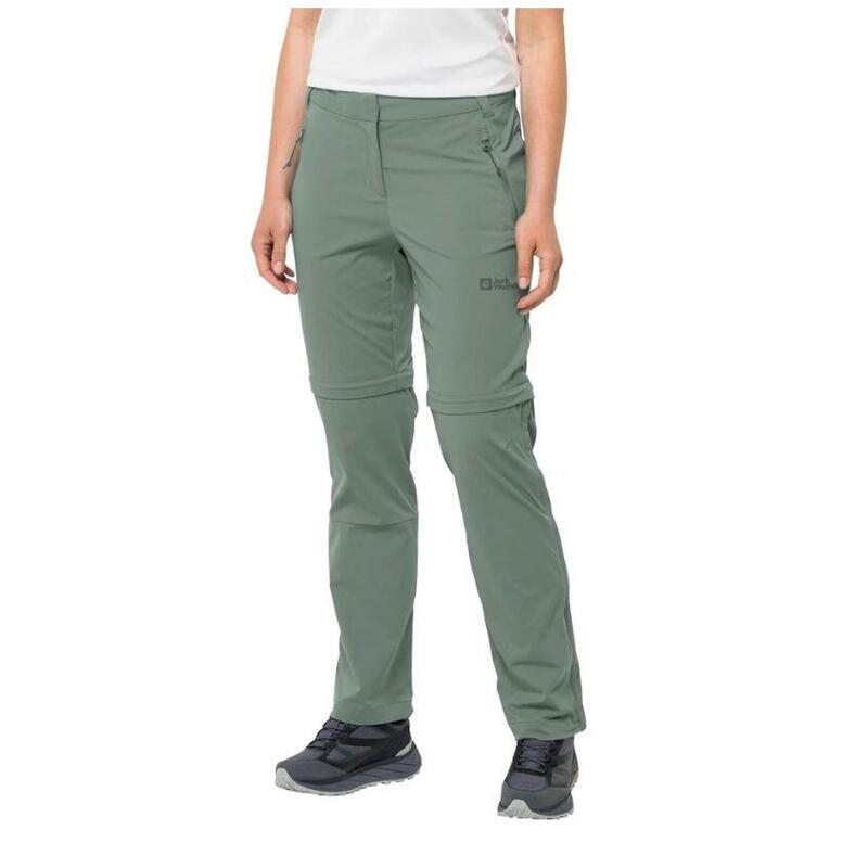 Pantalones blandos de softshell de la pantalla blanda jack lolfskin glastal zip