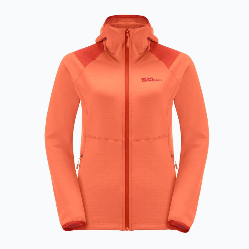 Veste de trekking femme Jack Wolfskin Kolbenberg Hooded FZ