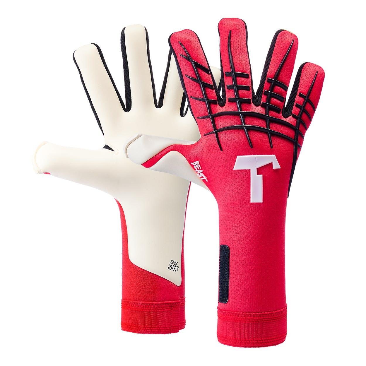 Guantes de portero T1TAN Adulto Red Beast 3.0 rojo 2/6