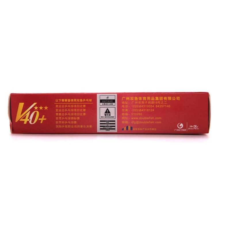 V40+ 3-Star Table Tennis Ball (10 pcs/box) - White