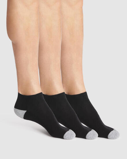 Lot de 3 paires de Socquettes de sport Homme Ecodim Micro