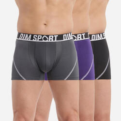 Lot de 3 Boxers Homme Dim Sport