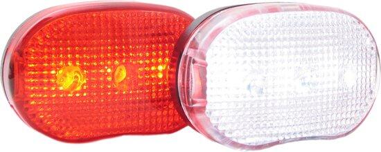 Éclairage LED de bord Set City 3 LED Front + arrière y compris les batteries 3/4