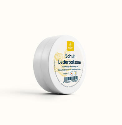 Veganes Schuh-Lederbalsam • mit Microfasertuch - Lederpflege