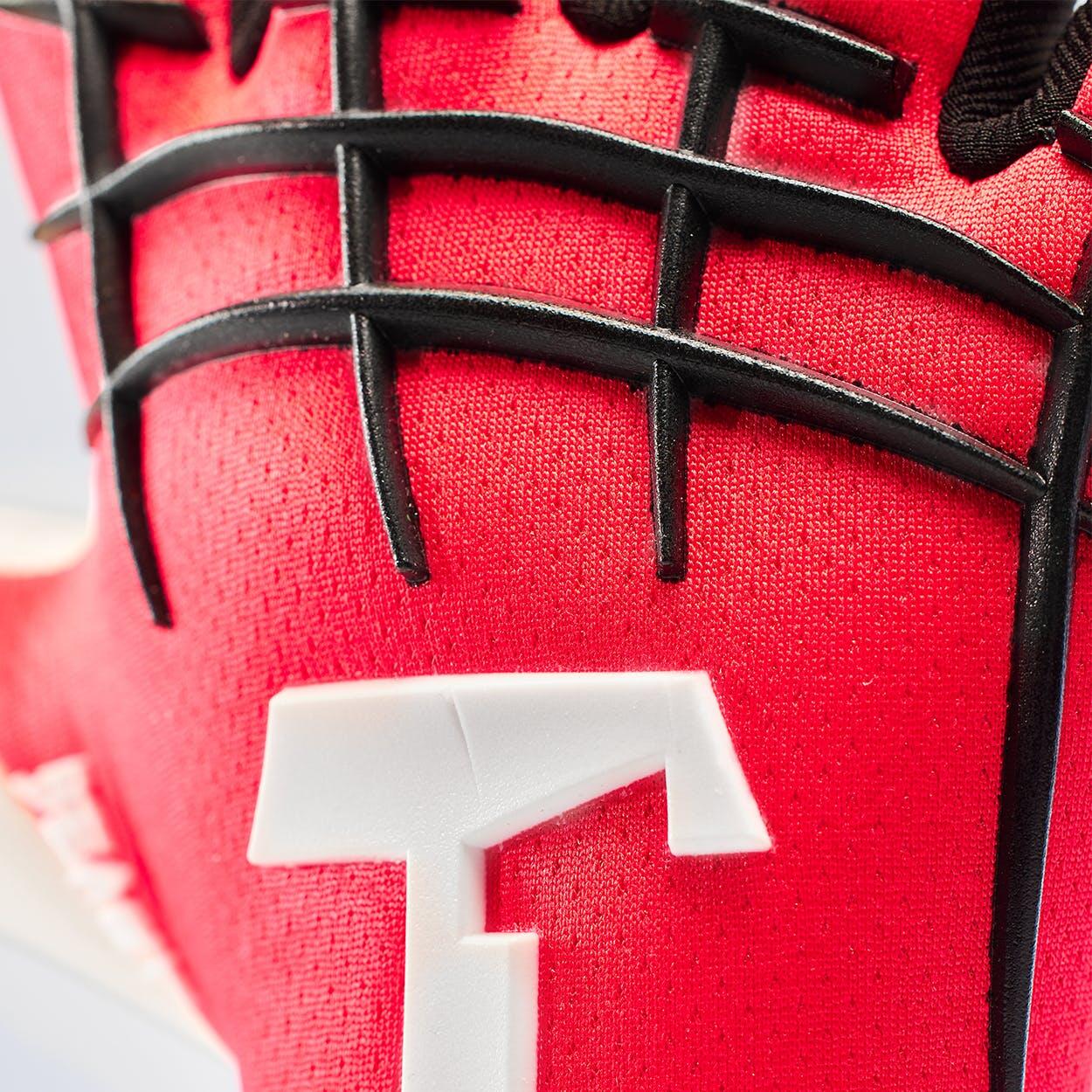 Guantes de portero T1TAN Adulto Red Beast 3.0 rojo 3/6