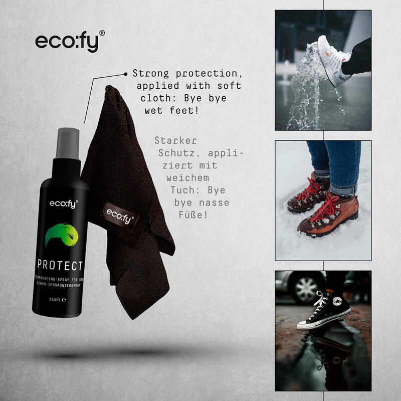 Kit d'entretien pour chaussures • kit de nettoyage avec produit imperméabilisant