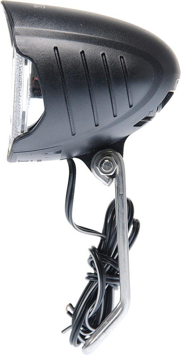 Headlight Round Hub Dynamo 7 Lux LED Black 3/5