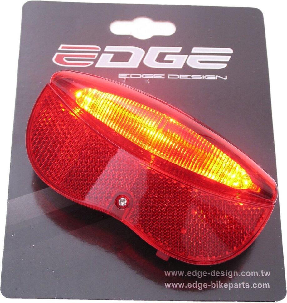 Lampka Tylna Z Bagażnikiem City Luxe - 3 Diody Led Z Bateriami - 80Mm