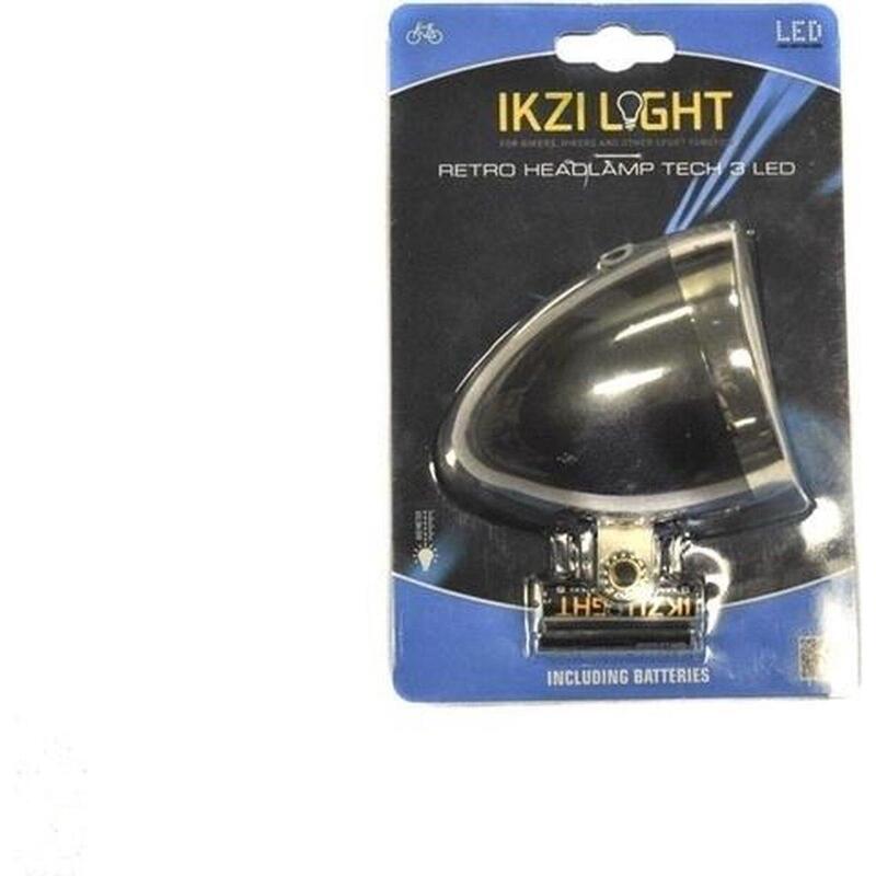 Light koplamp Retro batterij zwart