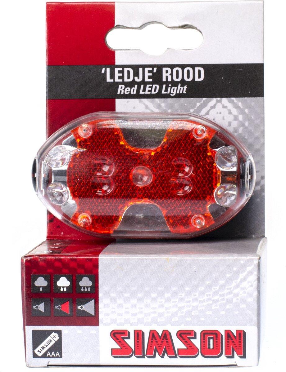 Simson batterie arrière LED rouge 3/5