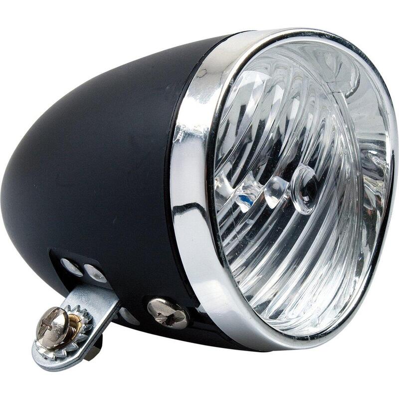 koplamp Classic batterij zwart