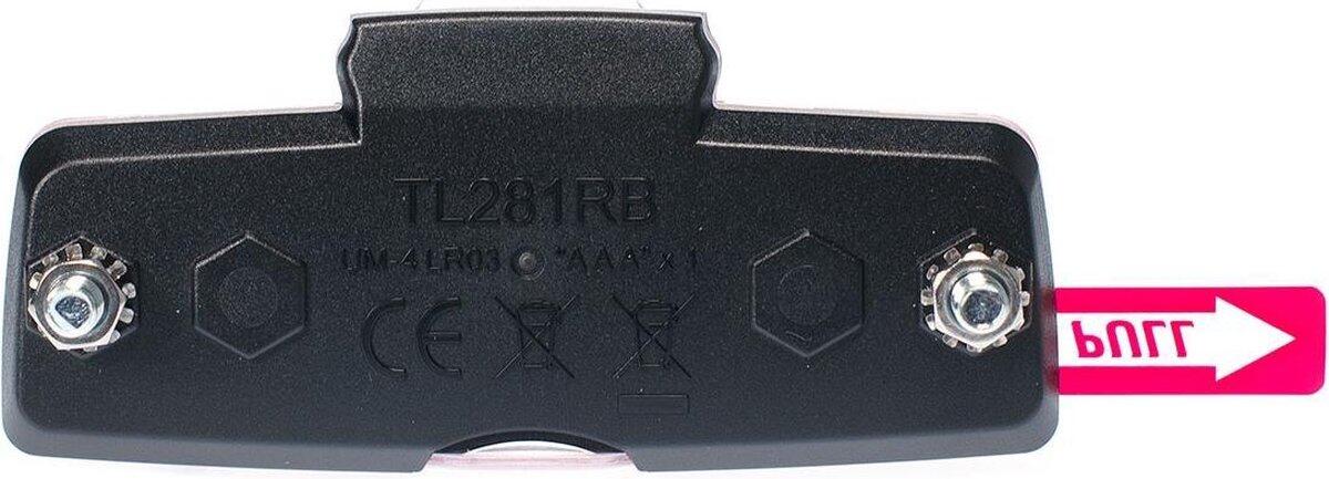 Simson feu arrière Block led porte-bagages batterie rouge 3/5