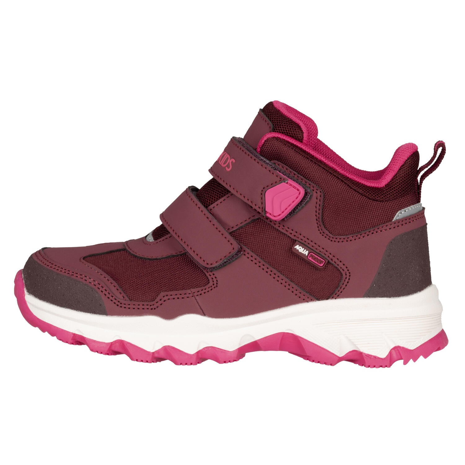 Children's shoes KJERAG burgundy red/light pink