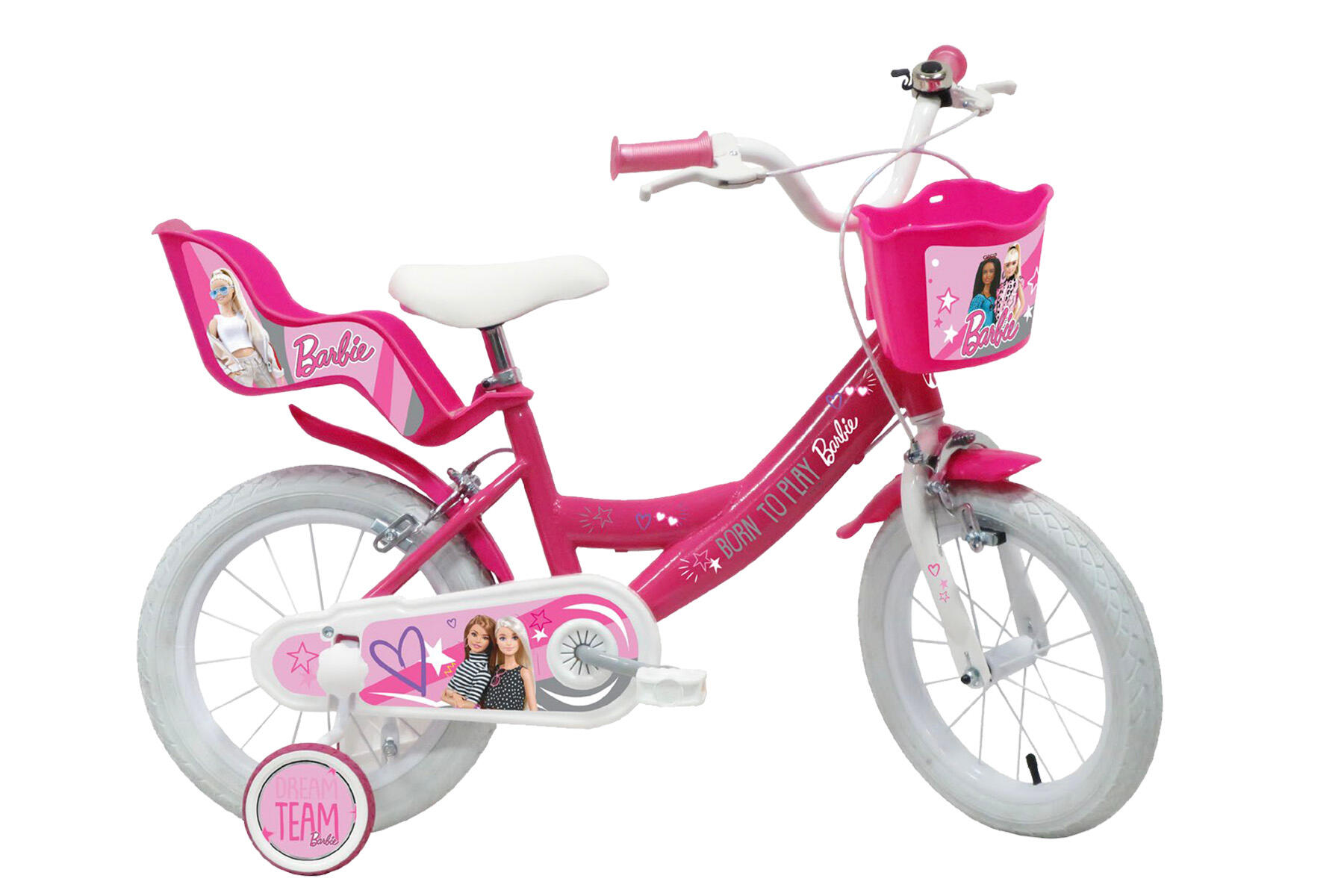 BARBIE Bicicleta Infantil de Niñas 14" Barbie 3 a 6 años
