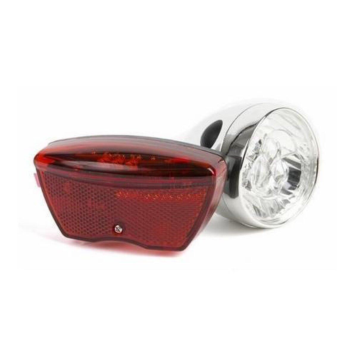 Éclairage Éclairage Retro LED Batterie en argent rouge 2/4