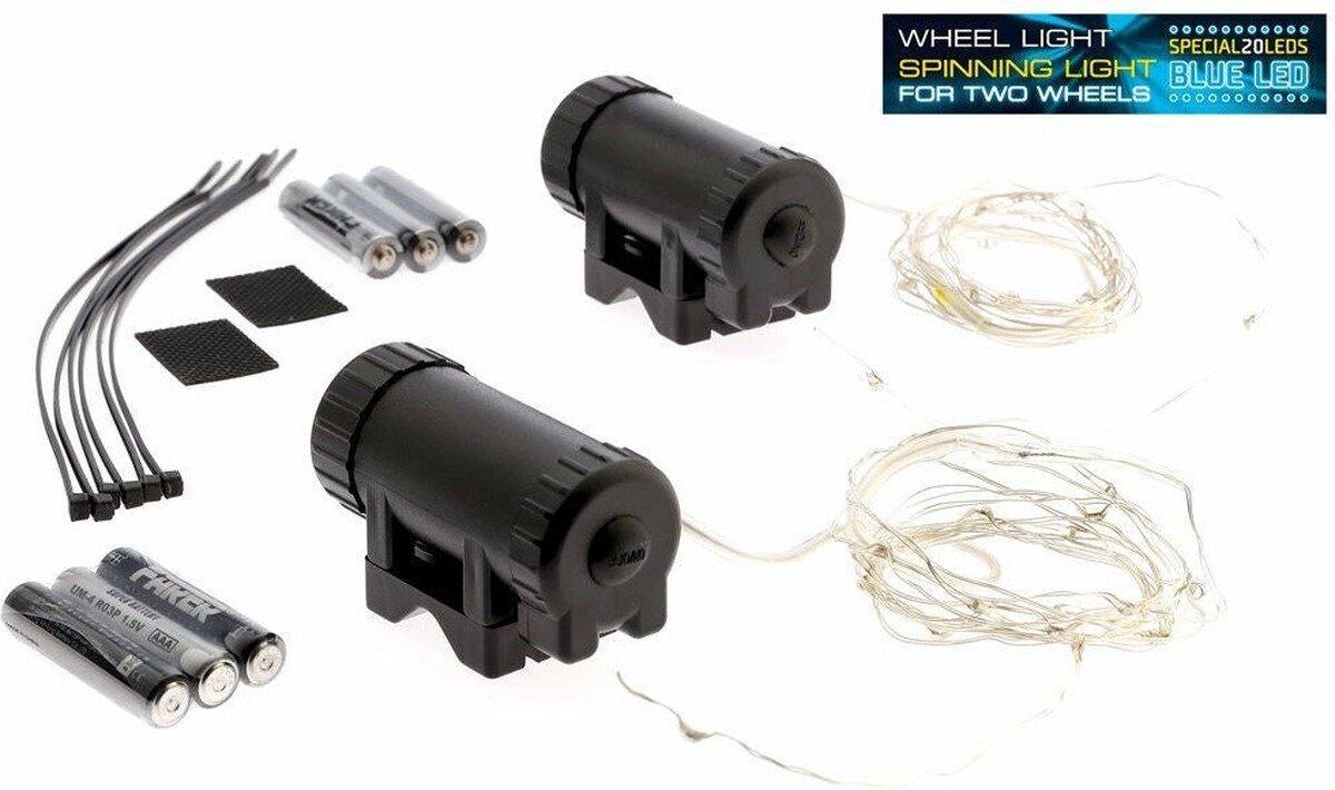 Activ Life LED Pour Roues De Vélo – 21 Lumières, Visibilité à 360°, Piles Incluses, 10 Couleurs Au Choix !