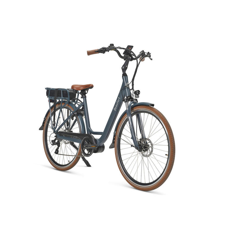 Damen-Elektrofahrrad, Bea, 44 cm, Mittelmotor, 7 Gang, Carbon schwarz