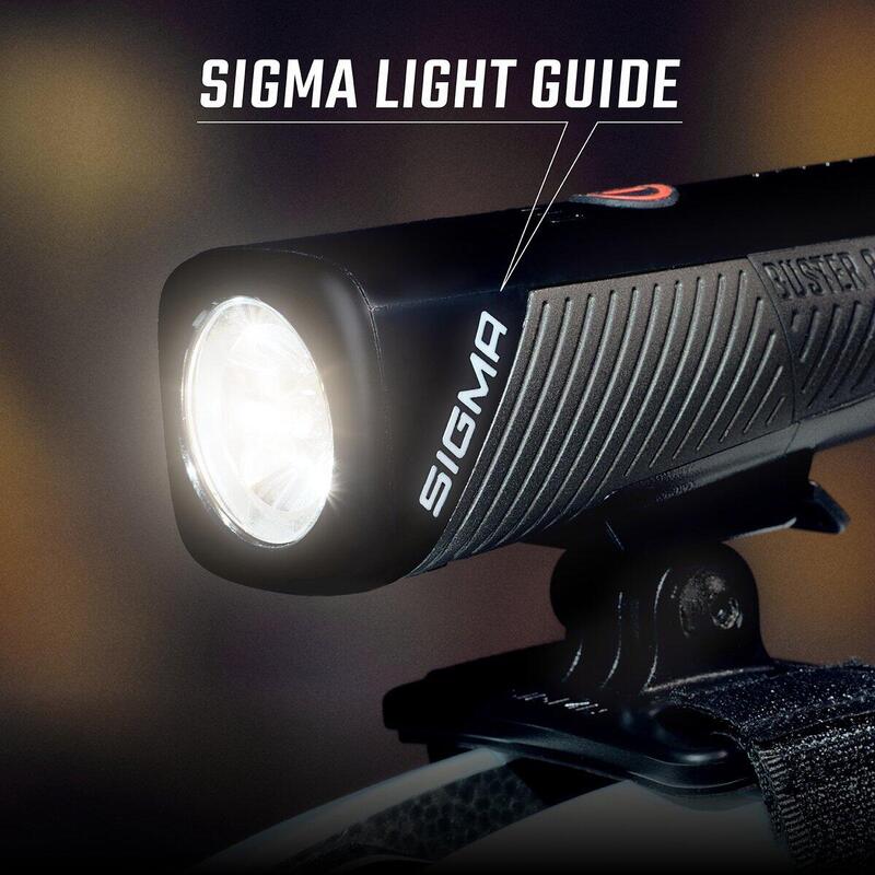 luce a led per bicicletta per casco usb Sigma Buster 800