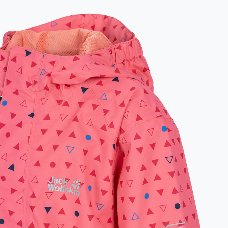 Jacheta de ploaie pentru copii Jack Wolfskin Tucan Dotted