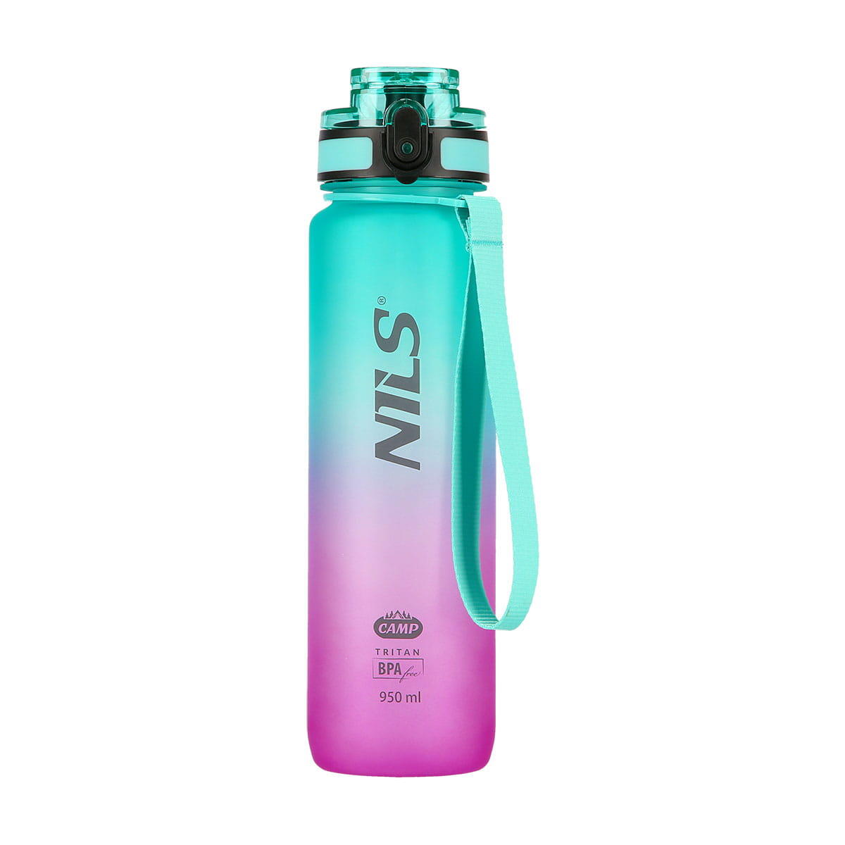 Nils Camp - Tritan Flashe Nils Camp Ncd04 - Gourde - Rose|vert - Decathlon