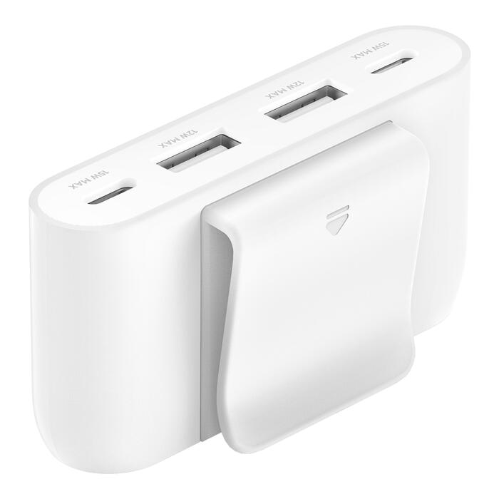 BELKIN - Prolongateur d'alimentation 4 ports USB 2m blanc 2/5