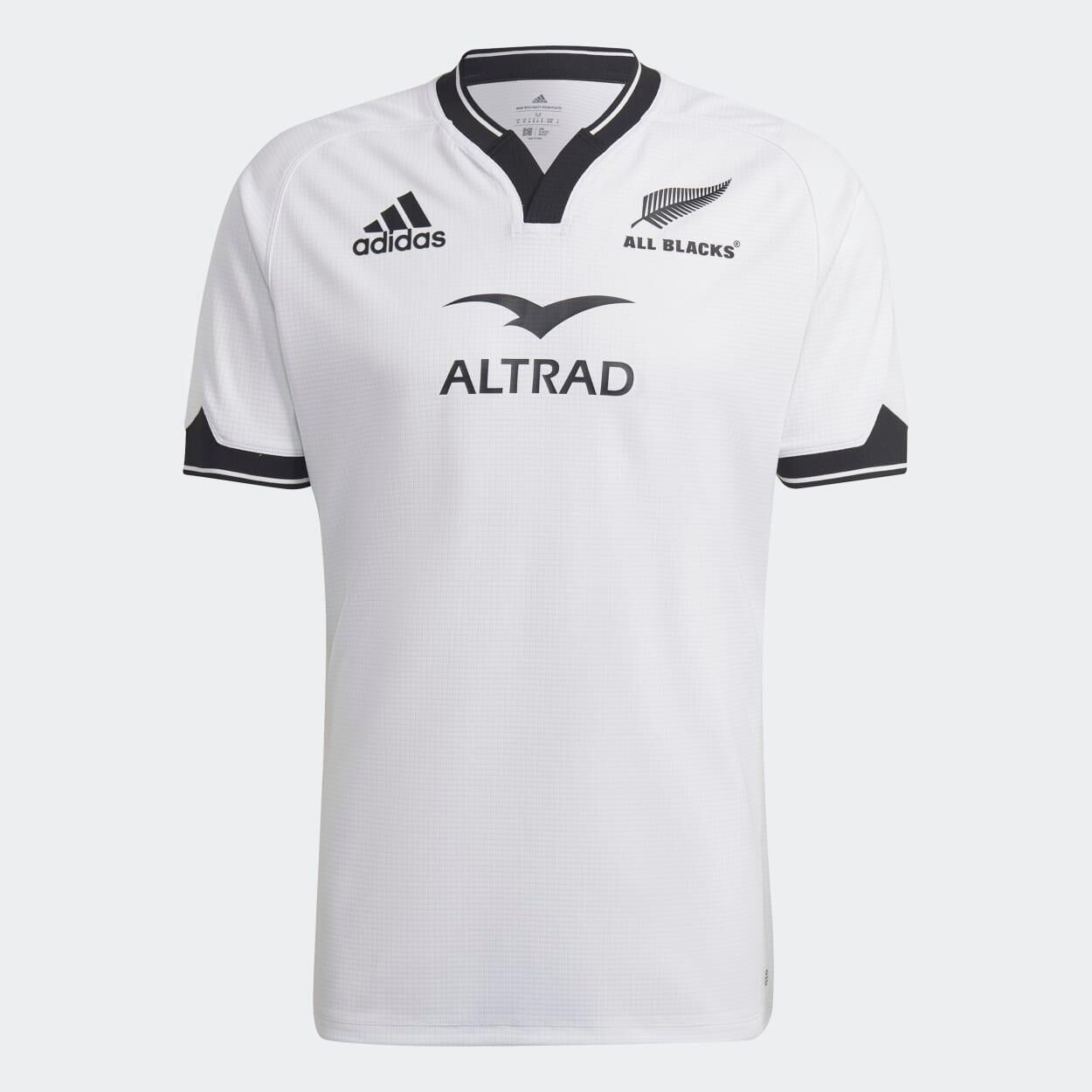 ADIDAS adidas New Zealand All Blacks Mens Away Rugby Shirt HG7330 White