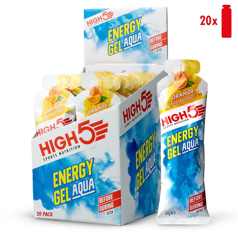 High5 Sports Nutrition Energy Gel Aqua 66g x10 orange