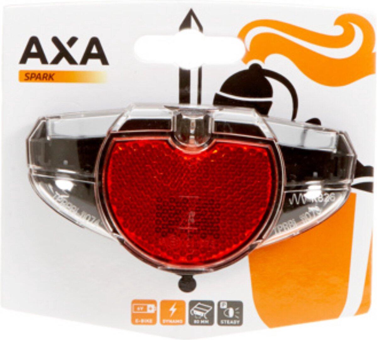 AXA Dynamo-Rücklicht Spark Steady, 80mm für Gepäckträger, mit Standlicht 3/5