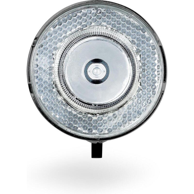 koplamp 706 15 lux batt dark chrome