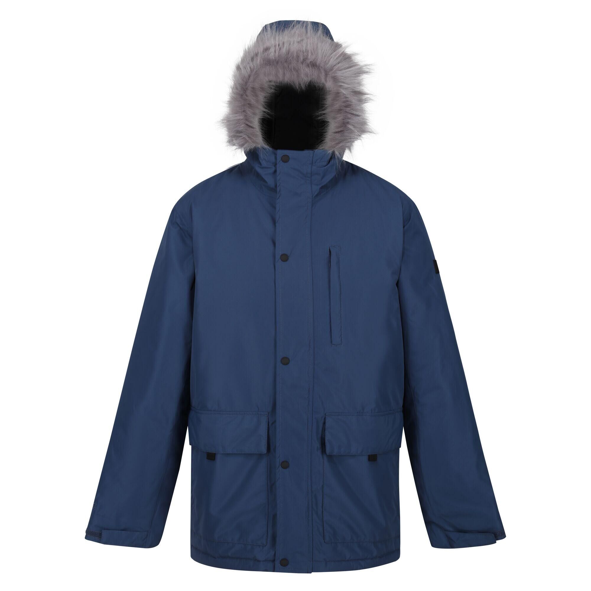 REGATTA Mens Salinger IV Waterproof Jacket (Admiral Blue)