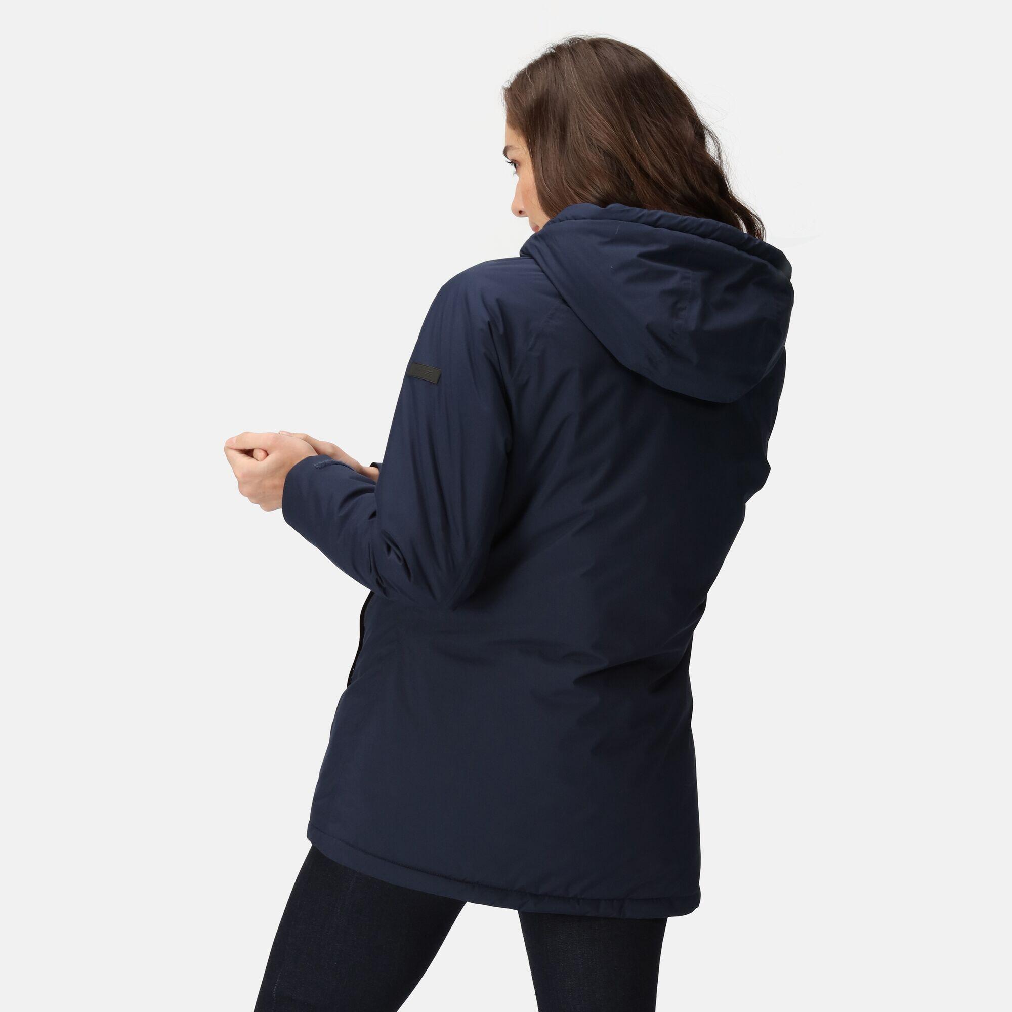 Chubasquero senderismo mujer impermeable Regatta Sanda III, navy blue 5/5