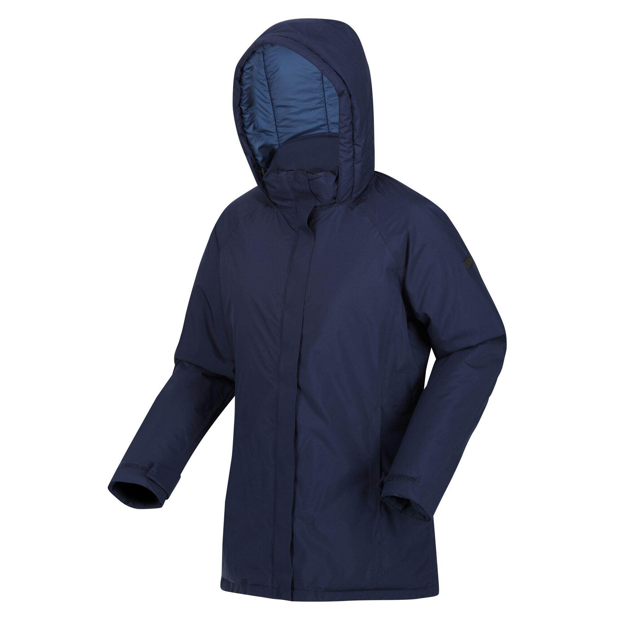Chubasquero senderismo mujer impermeable Regatta Sanda III, navy blue 3/5