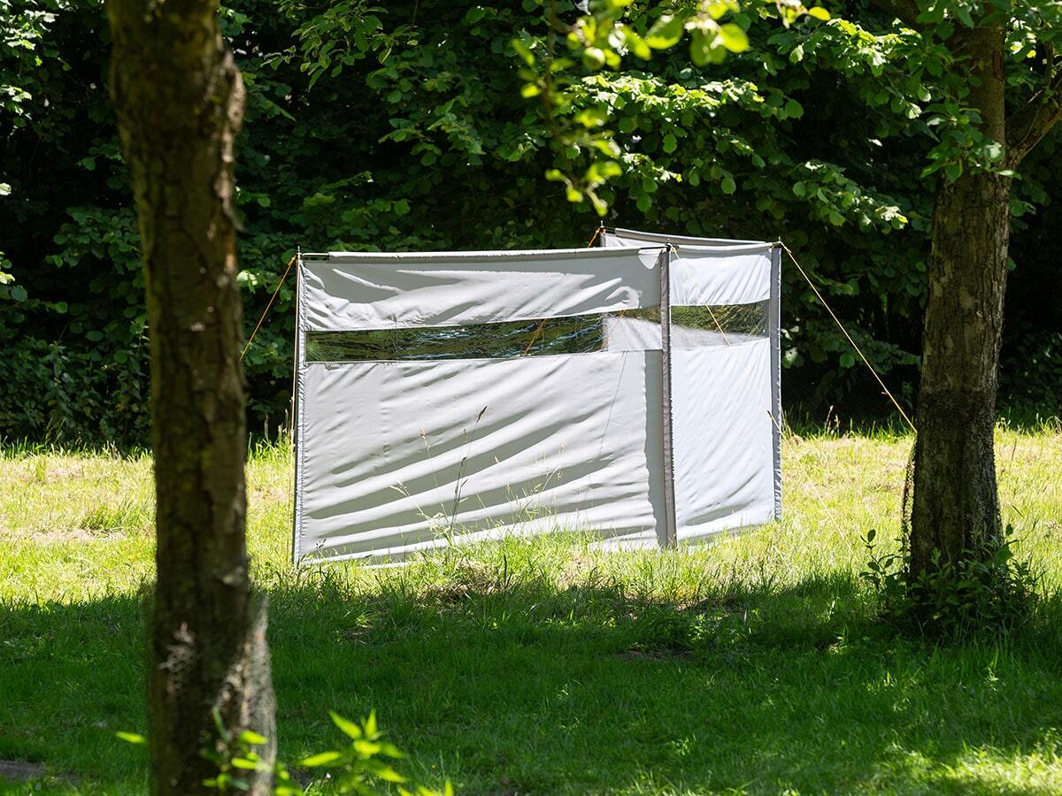 Paravent de camping Bora - Brise-Vue - 6,0 x 1,4 m - Résistant au vent - Gris 4/7