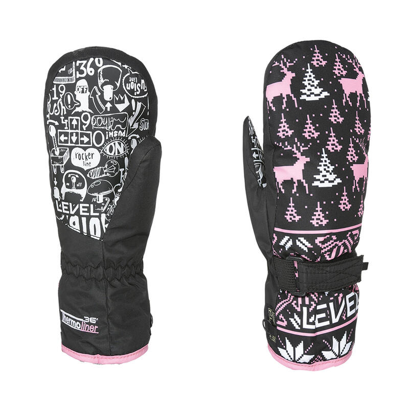 Mouffles De Ski/snow Junior Mitt Pk Black Garçon