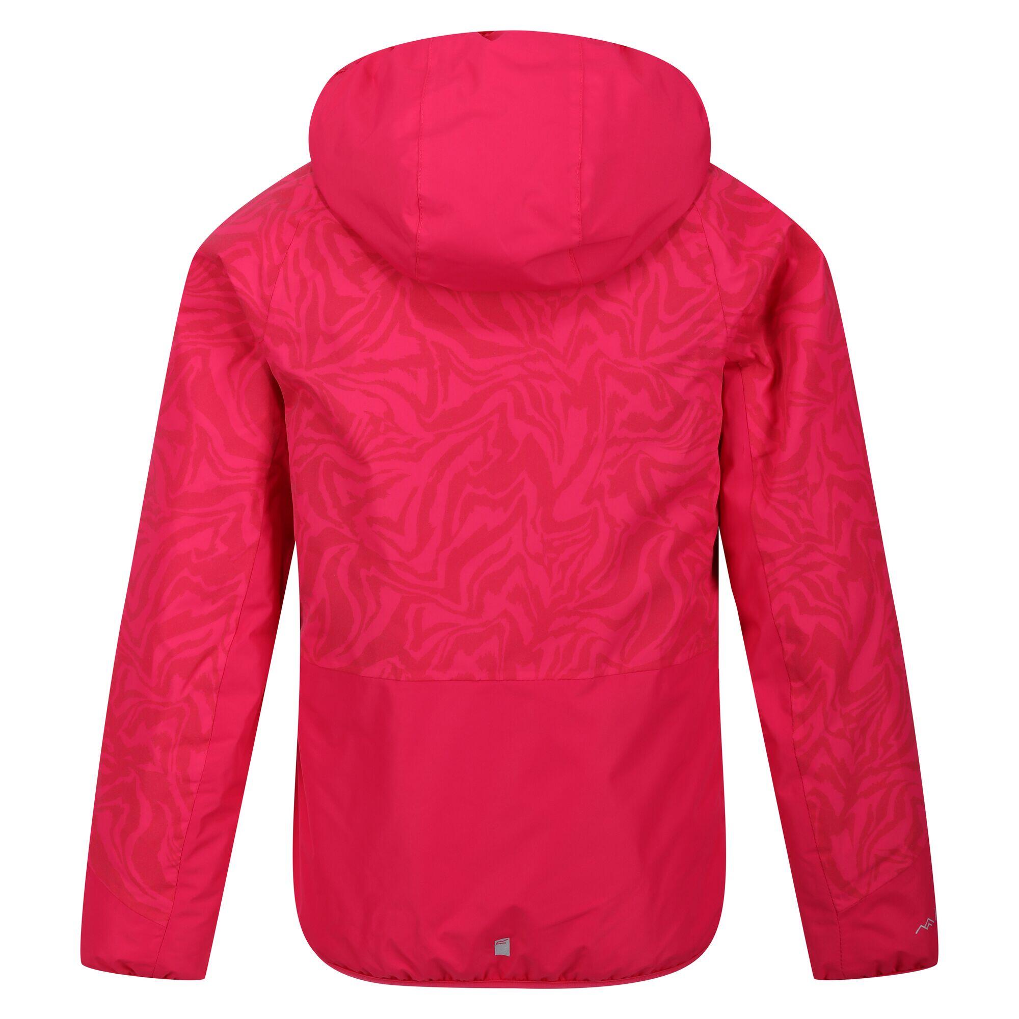 Childrens/Kids Volcanics VII Reflective Waterproof Jacket (Pink Potion) 2/5