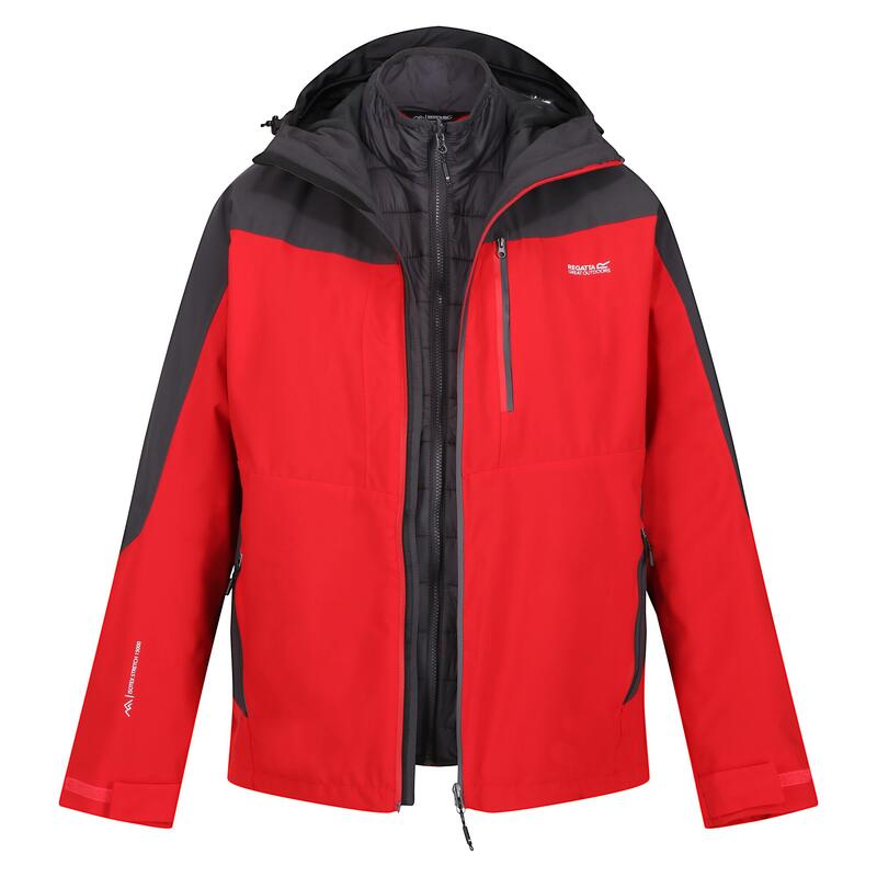 Veste imperméable WENTWOOD Homme (Rouge danger / Cendre)