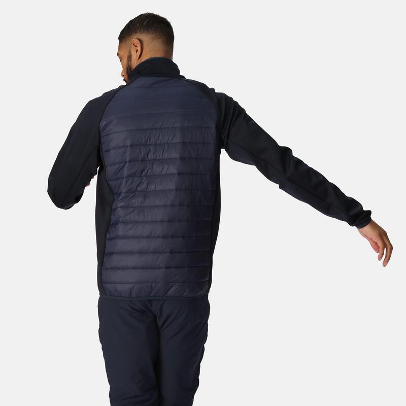 Doudoune Synthétique Randonnée - Clumber Hybrid verte homme