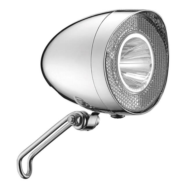 lampka rowerowa z uchwytem na 4 baterie XLC CL-F20 20LUX Nirosta 3/3