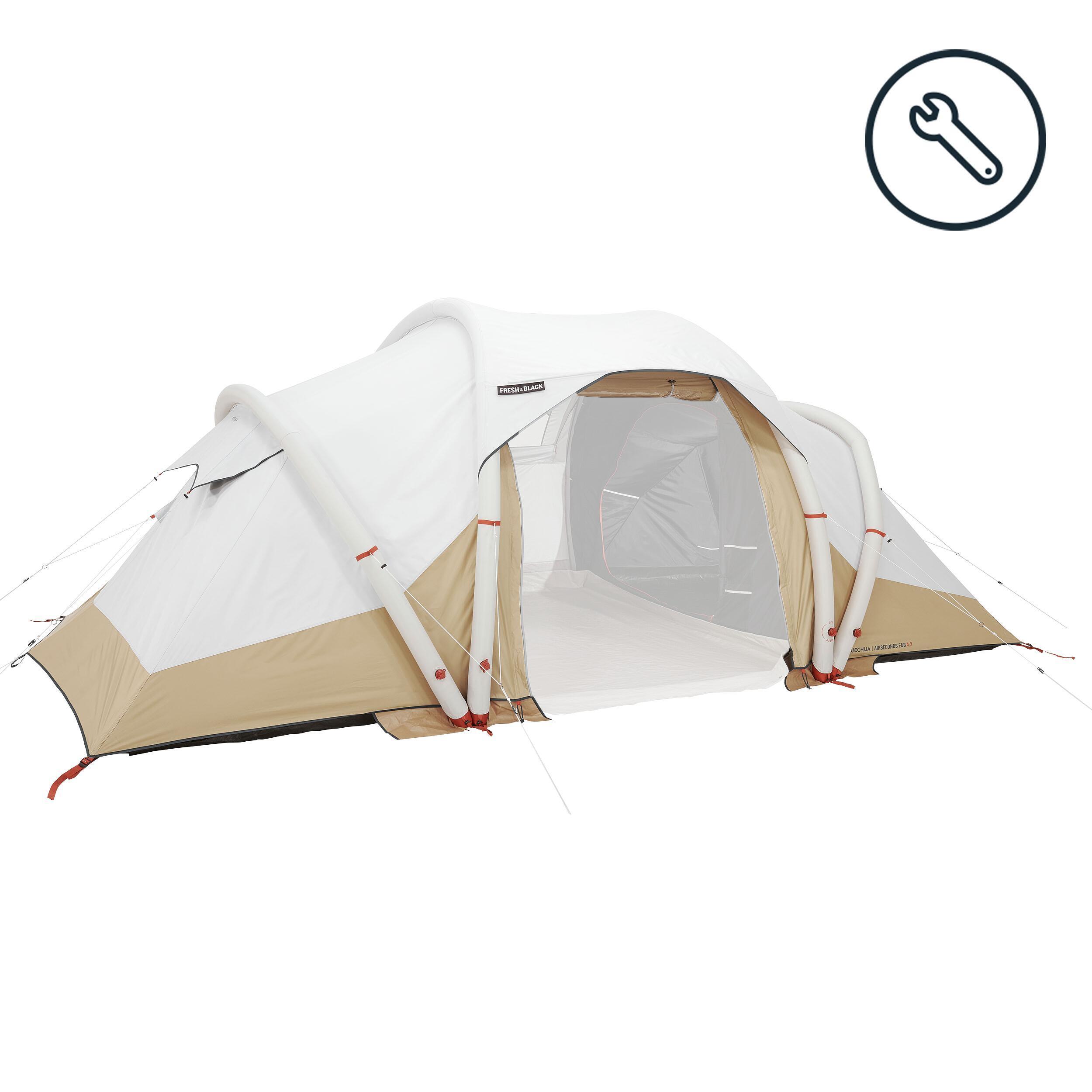 REFURBISHED FLYSHEET - SPARE PART FOR THE AIR SECONDS 4.2 TENT-A GRADE 1/5