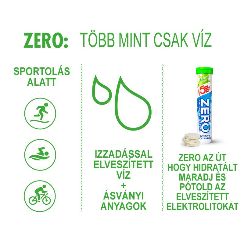 ZERO Sport electrolyte pezsgőtabletta 20db, Citrus íz