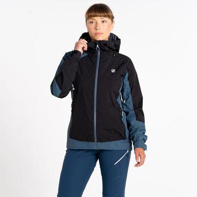 Damen Wandern Jacke wasserdicht. atmungsaktiv - Schwarz
