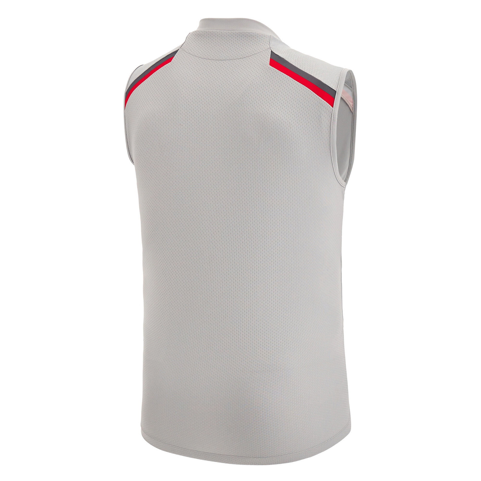 Macron Wales 2022/23 Mens Training Tank Top Grey/Red - M 2/4