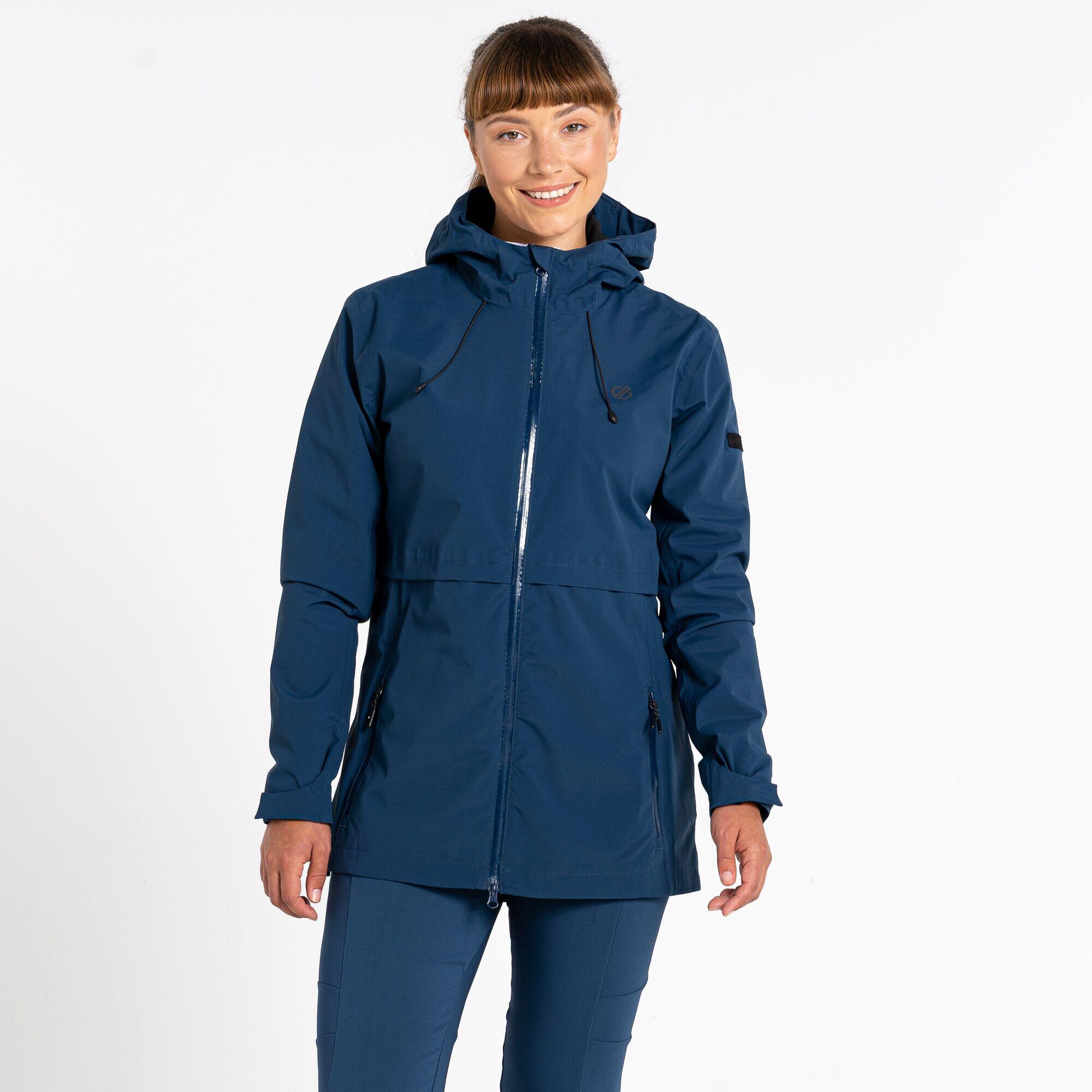 Chubasquero senderismo mujer Dare 2b Switch Up, azul marino 4/5