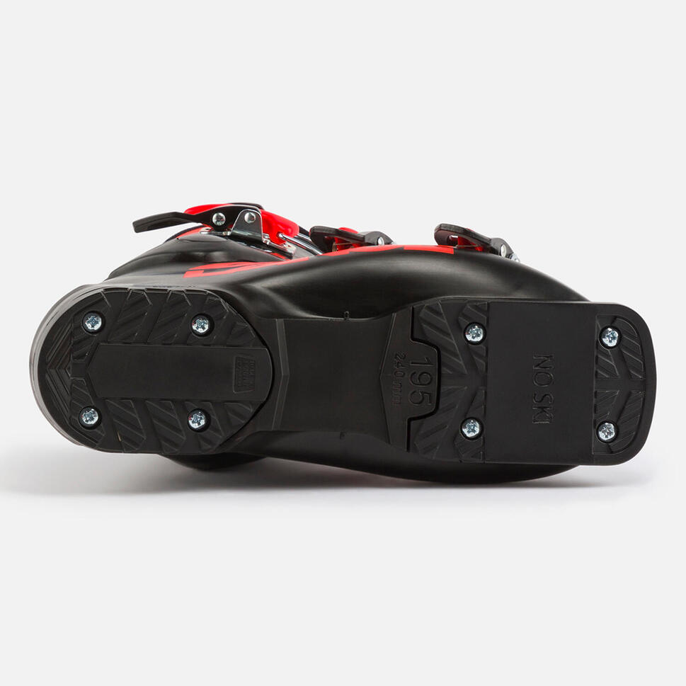 Buty narciarskie dziecięce LANGE RSj 50 - Black/Electric Red