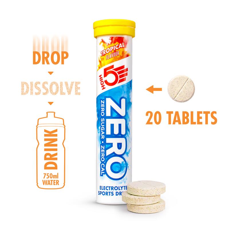 ZERO Sport Electrolyte pezsgőtabletta 20db, Trópusi íz