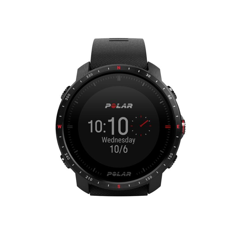 Montré connectée de sport outdoor - GPS, Navigation - Grit X Pro Noir (M/L)
